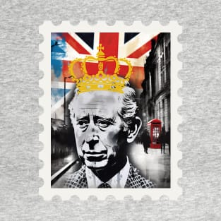 King Charles III - Stamp Design T-Shirt